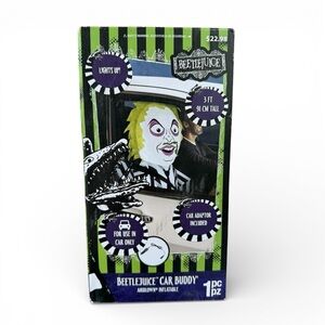 Gemmy Beetlejuice Airblown Inflatable Light Up Car Buddy